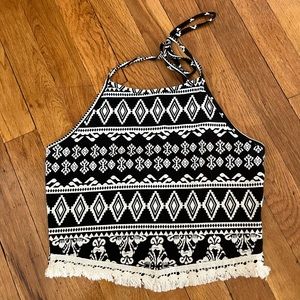 Halter crop top